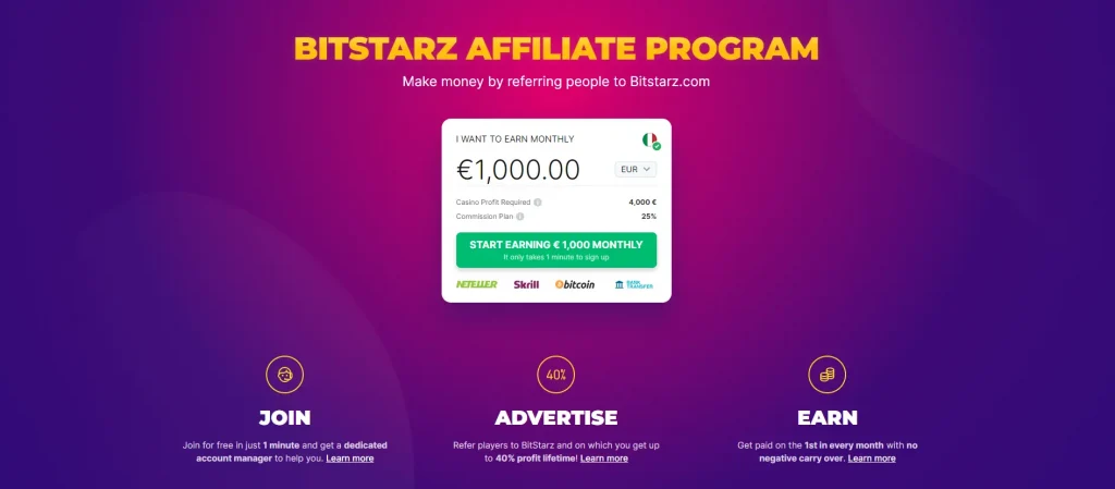 BitStarz-Affiliate-Landing-Page